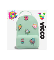 Vicco Pvc Mini Boy Çocuk Plaj Çantası Kreş Çantası Sırt Çantası Okul Çantası Unisex Çanta