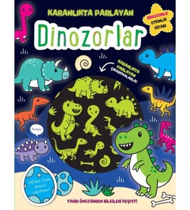 Karanlıkta Parlayan Kitaplar - Dinozorlar (Parlayan Çıkartmalar)