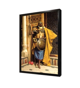 Harem Ağası Ludwig Deutsch Çerçeveli Mdf Tablo
