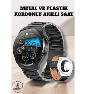 Akıllı Saat Sağlık ve Fitness Takibi Bluetooth Bağlantılı Dokunmatik Ekran