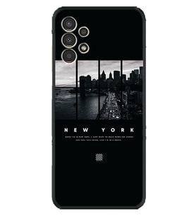 Samsung Galaxy M14 Kılıf Silikon Desen Özel Seri New York 1612