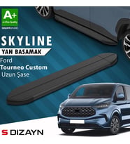 S-Dizayn Ford Tourneo Custom 2 Skyline Siyah Yan Basamak 263 Cm 2023 Üzeri A+ Kalite