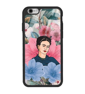 iPhone 6s Flowers Frida Kahlo Tasarımlı Glossy Telefon Kılıfı
