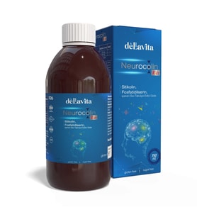 Dellavita Neurocolin Kids, 150ml Sitikolin Şurup (Krem)
