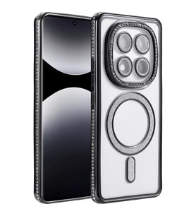 Redmi Note 14 Pro 5G Joke Simli Magneticsafe Kılıf - Siyah