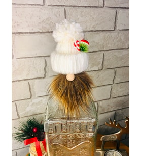 Yılbaşı Şans Cücesi Şişe/Ağaç Süsü Gnome