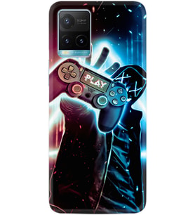 Vivo Y21 Kılıf Silikon Desen Özel Seri Play Me 1757