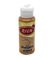 Rich Metalik Akrilik Boya 60 cc. 728 AZTEK ALTIN 
