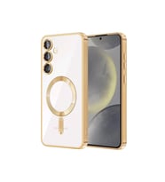 Durukar® Samsung Galaxy S23 Kılıf Kross Magneticsafe Kapak - Gold