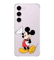 Samsung Galaxy S23  Köşe Korumalı Antişok Kapak Mickey Mouse Tasarımlı Şeffaf  Kılıf