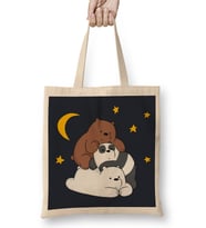 We Bare Bears 02 Bez Çanta Uzun Saplı
