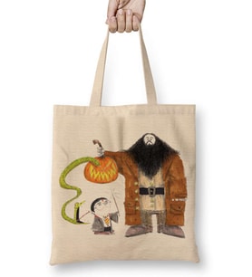 Harry Potter Harry Hagrid Bez Çanta Uzun Saplı