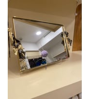 TEPSİ GALA MODEL ORTABOY 33X23 CM ALTIN