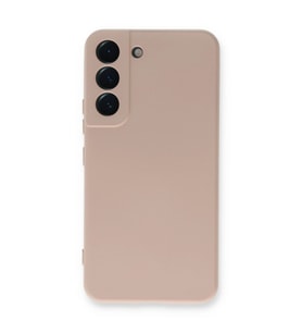 Samsung Galaxy S23 Kılıf Nano İçi Kadife Silikon - Pudra