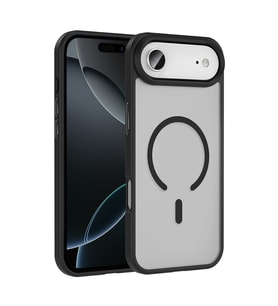 Apple iPhone 17 Air için Magsafe ile uyumlu Kılıf Mat Yüzey Sio Kapak (Siyah)