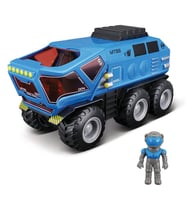 Space Explorers 6x6 Rover Sürtmeli Uzay Aracı ve Figür Mavi