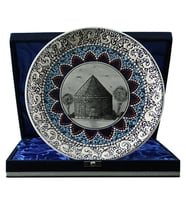 e38 EL İŞÇİLİĞİ ÇİNİ TABAK (KÜMBET) 25 cm - 6421