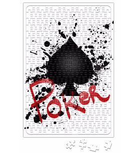 Poker Splatter Puzzle 240 Parça Yapboz