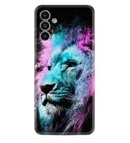 Samsung A23 A31 A32 A50 A51 A52 A53 A70 Kılıf Desenli Silikon Pink Blue Leon 1603