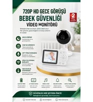 Bebek Monitörü Cry Detection ve HD Gece Görüş Destekli