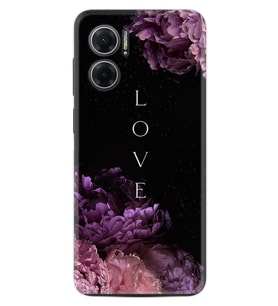 Xiaomi Redmi Note 11E Kılıf Silikon Desen Özel Seri Love Flow 1664