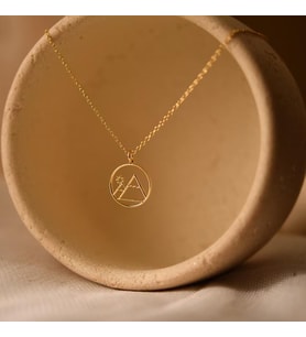 Kişiye Özel Tasarım Dağ Model Kolye 925K Gümüş (Gold)
