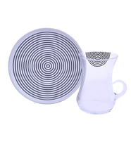 Decorium Çay Takımı Kulplu 12 Prc Monochrome M02051