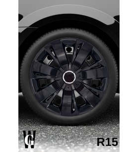 Nissan Terrano 15 İnç Jant Kapağı (4 ADET) Siyah S113