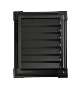 55x60 Alüminyum Siyah Banyo Wc Havalandırma Panjuru