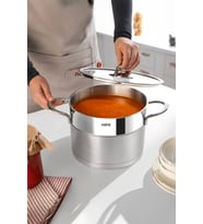 Nehir Silver Mat Trend 24 cm Derin Tencere
