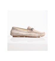 Fosco 8723 Erkek Yazlık Hakiki Deri Loafer Ayakkabı (Vizon Süet)