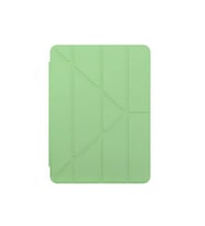Apple iPad 9.7 2017 2018 5.6.Nesil Kalemlikli Katlanabilir Kılıf (Açık Yeşil)