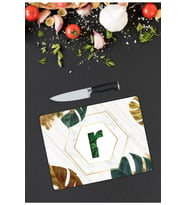 R Harfli  Cam Kesme  ve Sunum Tahtası  25 Cm X 35 Cm