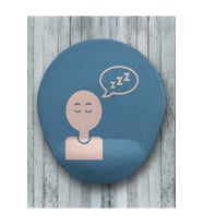 Sleepy Oval Bilek Destekli Mouse Pad