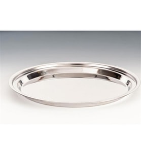 35 CM ÇELİK TEPSİ / YUVARLAK
