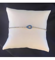Damla Minimal Nazar Bileklik (Karışık)