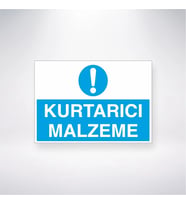 Kurtarıcı Malzeme 21x28 Arkası Yapışkanlı Levha