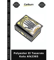 Özel Üretim Dekoratif Modern Aksesuar Ev Dekorasyonu Polyester El Tasarımı Kutu Alk2365