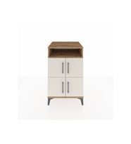 Kronos Komodin 2 Raflı 4 Kapaklı 60x59x96 Çam-Aytaşı