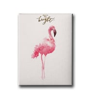 Flamingo Watercolor Canvas Tablo MİND357