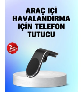 Manyetik Araç Telefon Tutucu - 360° Döner Kalorifer Petekli