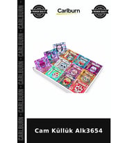Özel Üretim Şık Modern Ev Aksesuarı Masaüstü Dekoratif Cam Küllük Alk3654