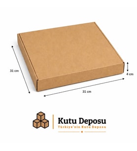 31x31x4 cm Pizza Kutusu (50 ADET)