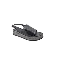 Çiğdem Kundura Lush Oasis Suni Deri Kadın Sandalet - Lush Oasis - SİYAH - 39