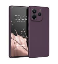 Microsonic Matte Silicone Xiaomi Redmi Note 14 4G Kılıf Mor (Mor)