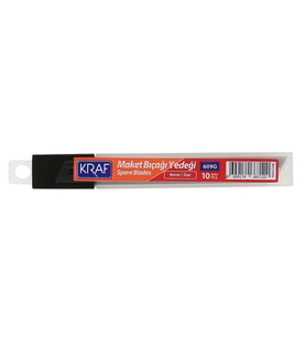 KRAF MAKET BIÇAĞI YEDEĞİ KÜÇÜK 10'LU 609G