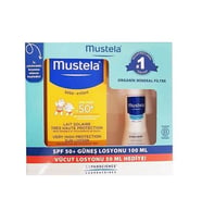 Mustela Güneş Losyonu SPF50 100 ml + Mustela Hydra Bebe 50 ml