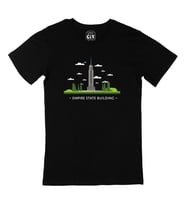 Empire State Siyah Tişört