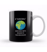 A Curveball Flat vEarth Kupa Bardak Porselen