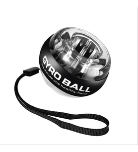 Autostart Çantalı Multilight Powerball Bilek Egzersiz Topu Siyah